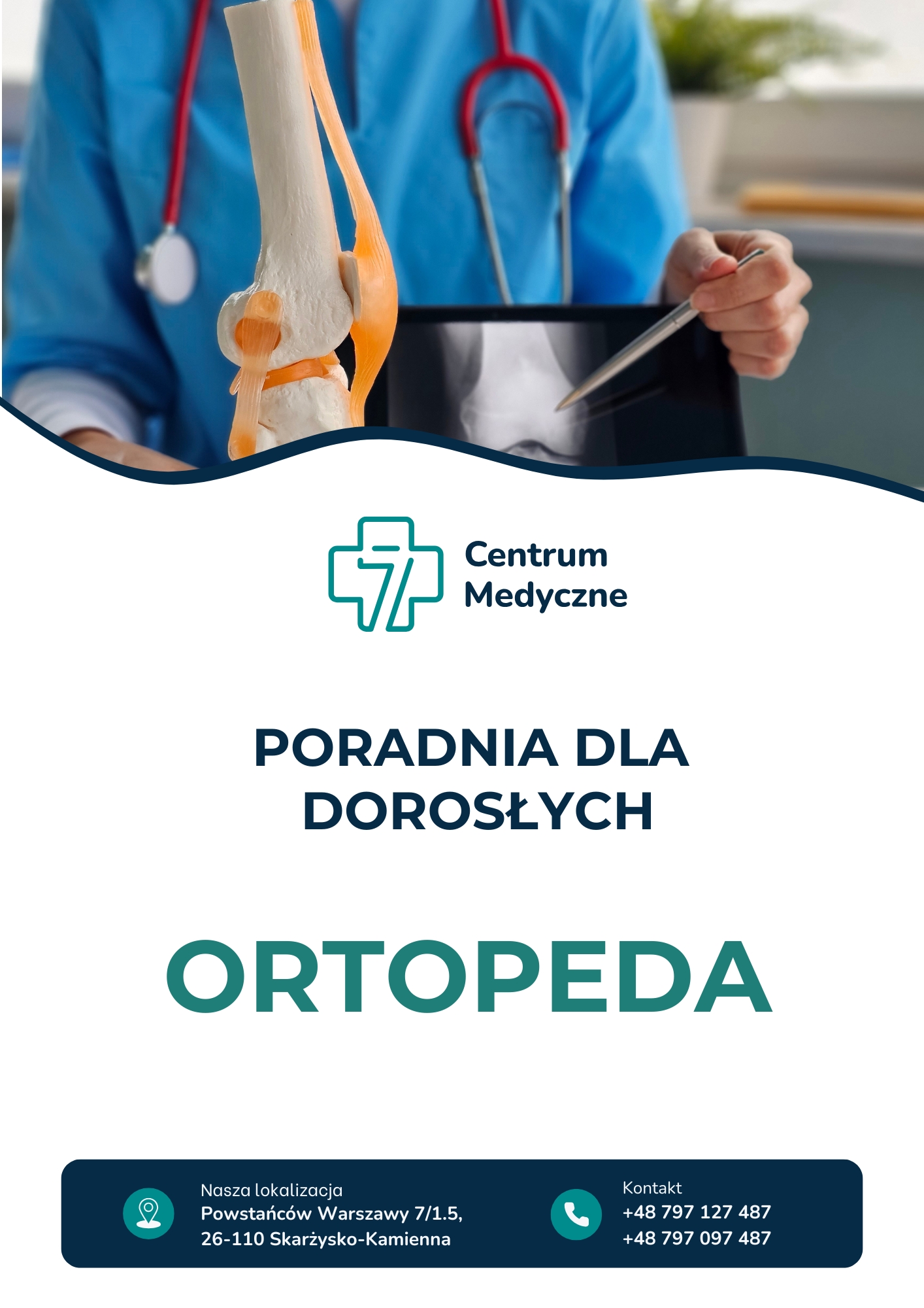 Konsultacja ortopedyczna w Centrum Medycznym 7