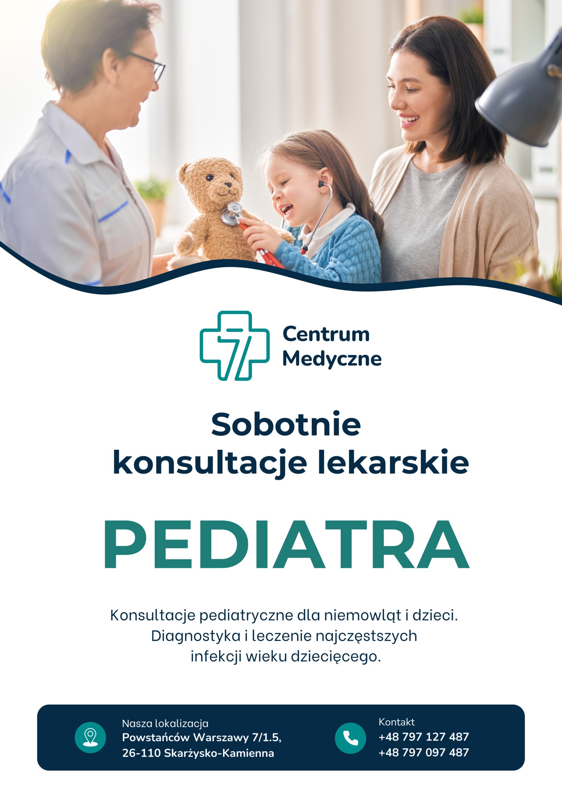 Pediatra prywatnie w soboty Skarżysko – sobotnie konsultacje lekarskie dla dzieci