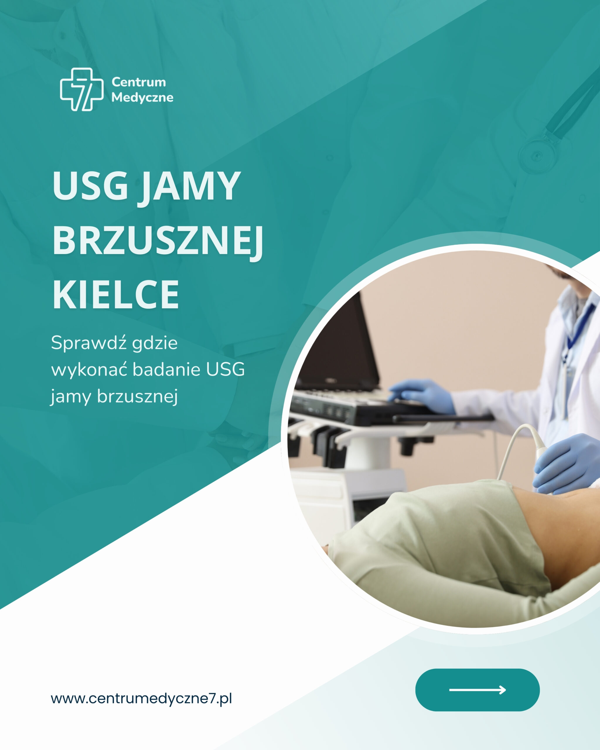 USG jamy brzusznej – pracownia USG blisko Kielc (Centrum Medyczne 7)
