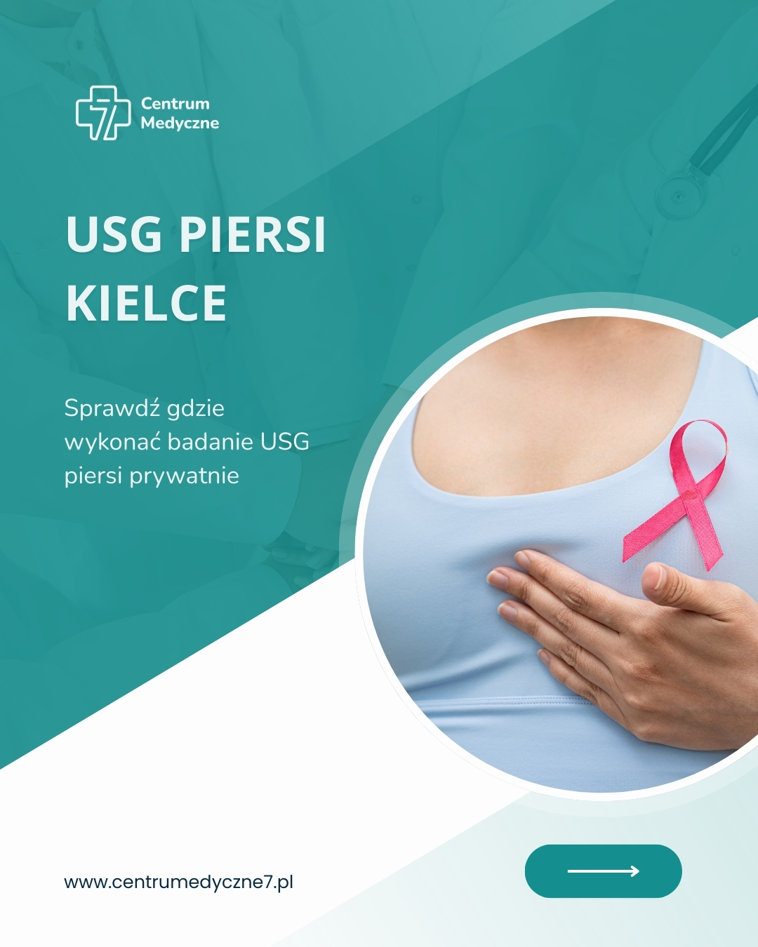 USG piersi – pracownia USG blisko Kielc (Centrum Medyczne 7)