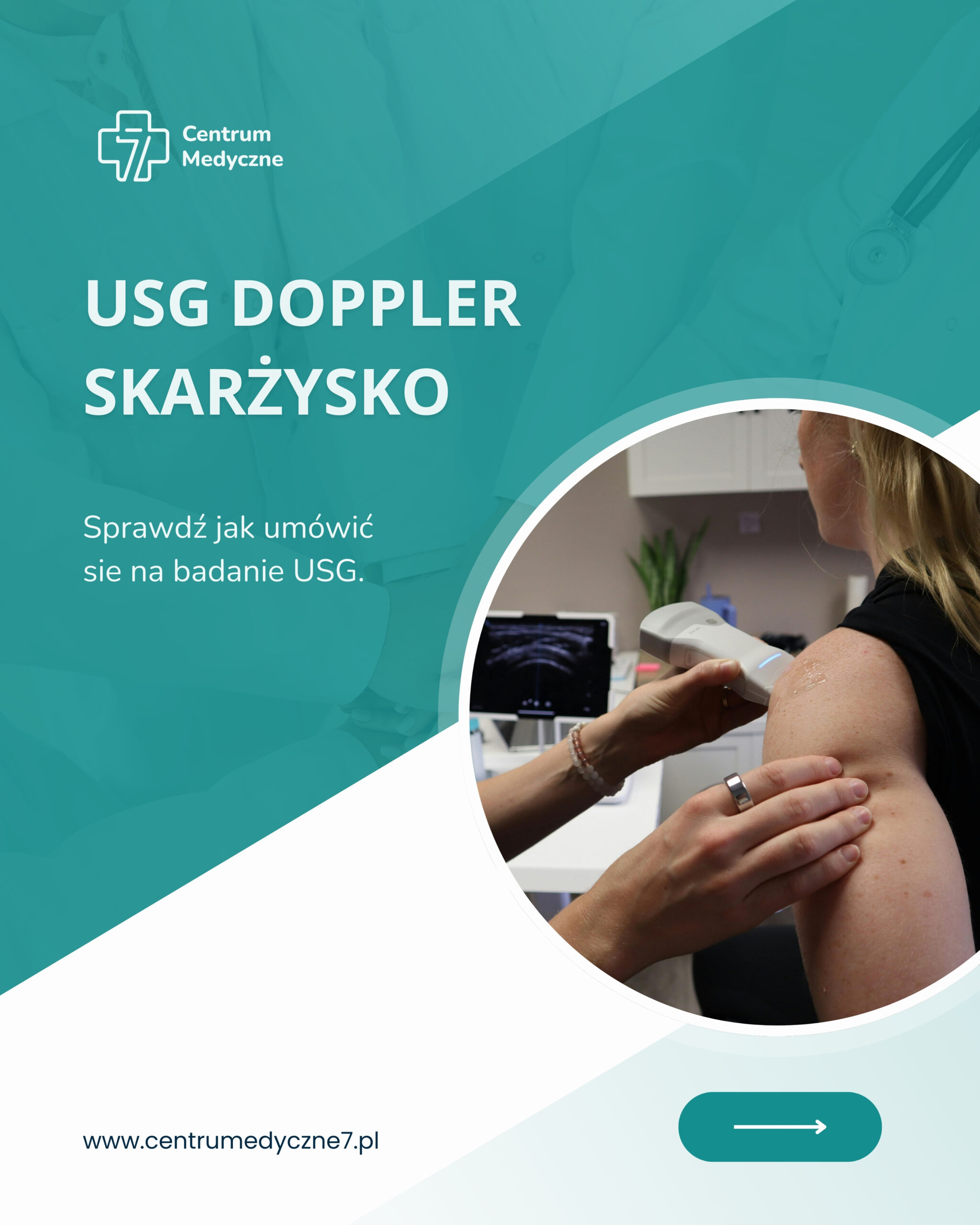 USG Doppler Skarżysko – badanie naczyń w Centrum Medycznym 7